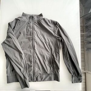 Massimo Dutti Green Gray Light Weight Jacket